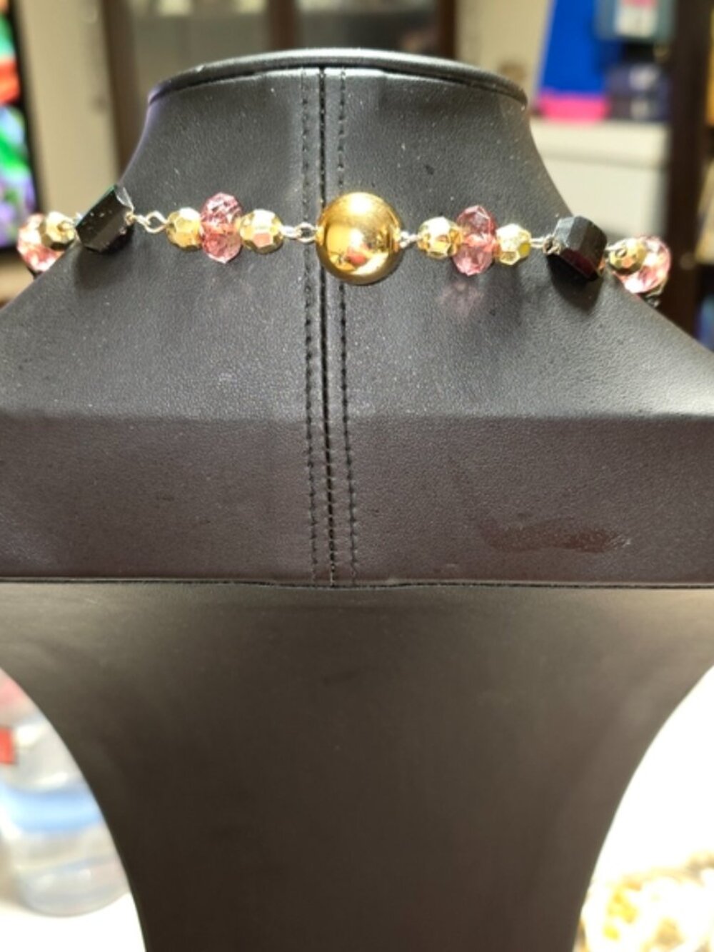 Long Double Stranded Earthtone Necklace - Picture 2 of 2